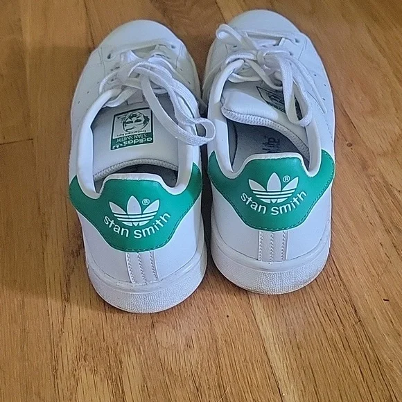 Adidas kids size 4 stan smith sneakers - Picture 10 of 13
